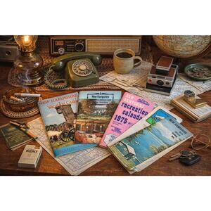 Vintage 70s Travel Brochures – Retro Road Trip Maps - Vintage Vacation Guide